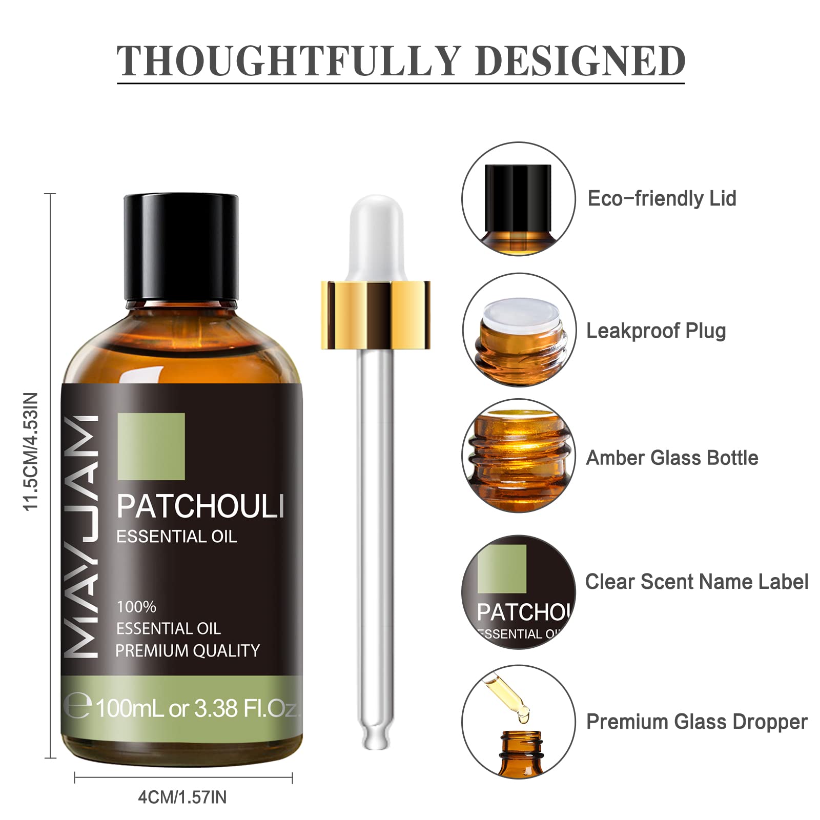 Patchouli oil being used in a luxurious bath