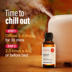 Diffuser releasing patchouli aroma