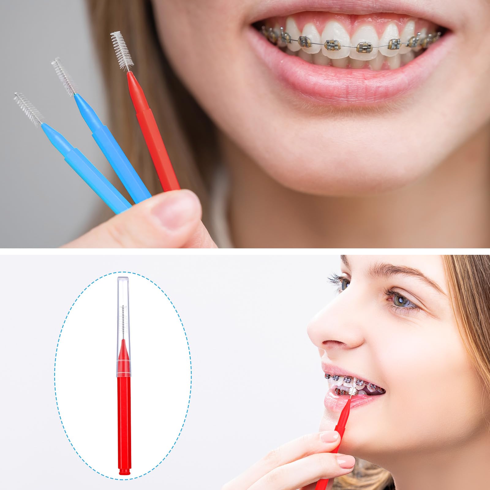 Patelai braces brush interdental cleaner pack