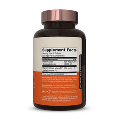 Patented Vitamin K2 MK7 and D3 branding seal