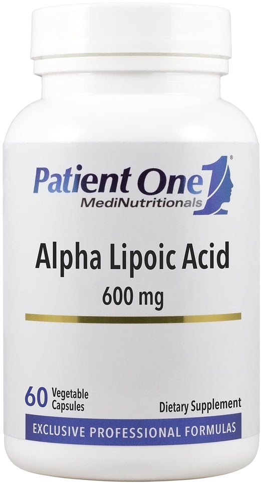 Patient One ALA 600 mg bottle