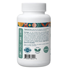Pattern Wellness Ashwagandha Complex capsules closeup highlighting vegan, non-GMO formula