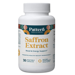 Pattern Wellness Saffron Extract bottle label