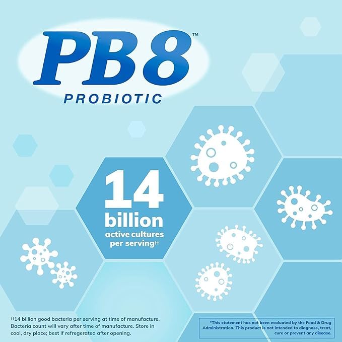 PB8 capsules are dairy-free, gluten-free, and soy-free for allergen-conscious users.