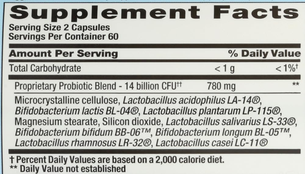 PB8 Pro-biotic Acidophilus 120-count Value Pack packaging close-up