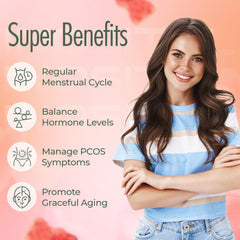 PCOS support gummies with 40:1 Myo-Inositol to D-Chiro Inositol ratio