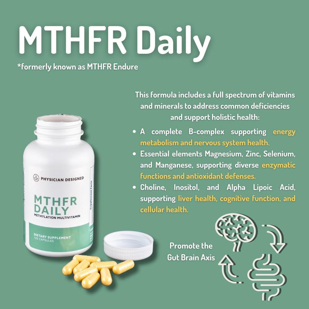 PD VARS MTHFR Daily Multivitamin daily-use tray demonstrating routine health support.