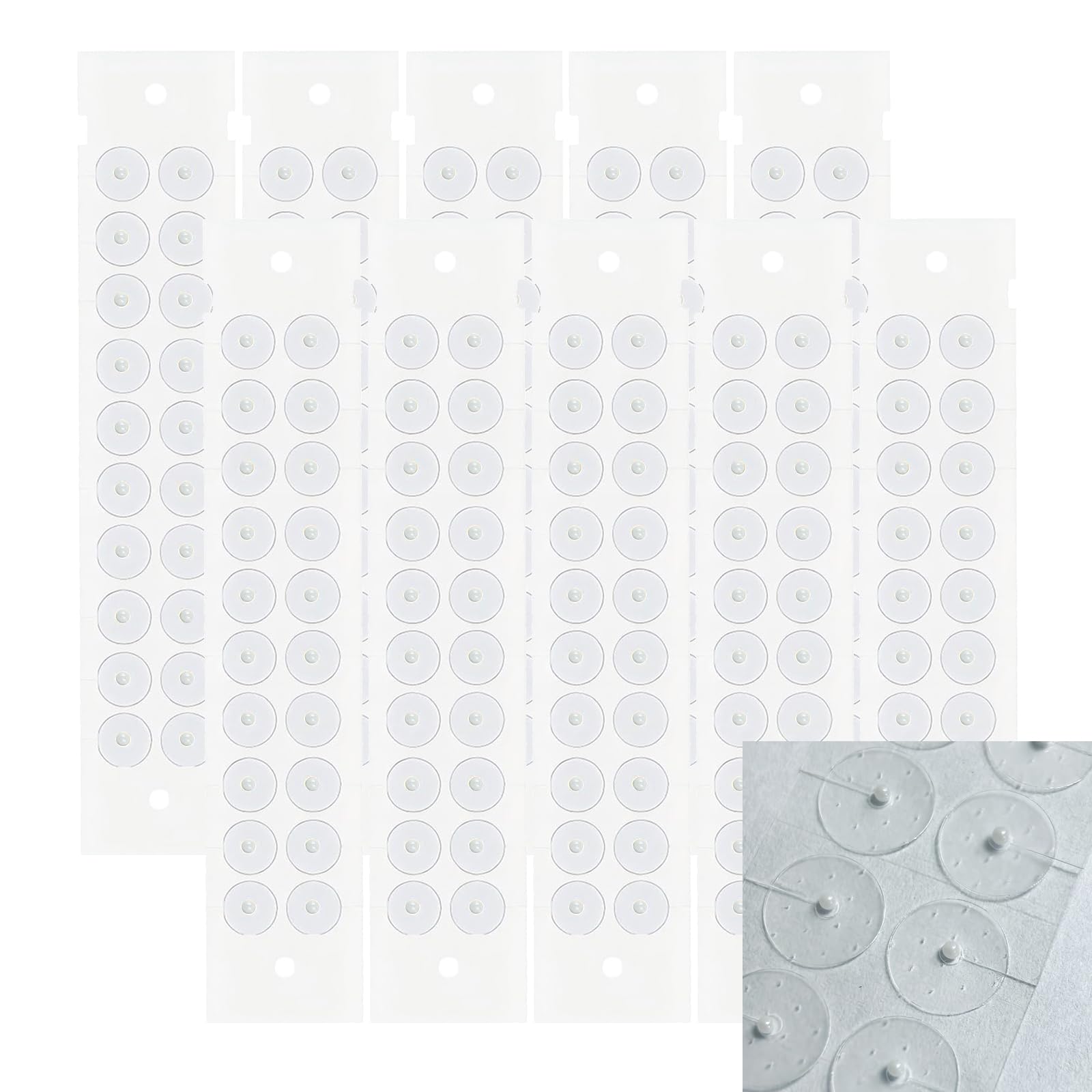 Pddolw Ear Seeds Acupuncture Kit packaging and pearls