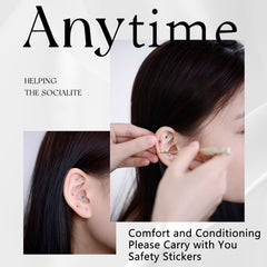 Discreet wear of ear seeds for daily beauty care