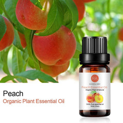 Close-up of Peach Essential Oil 10ml bottle