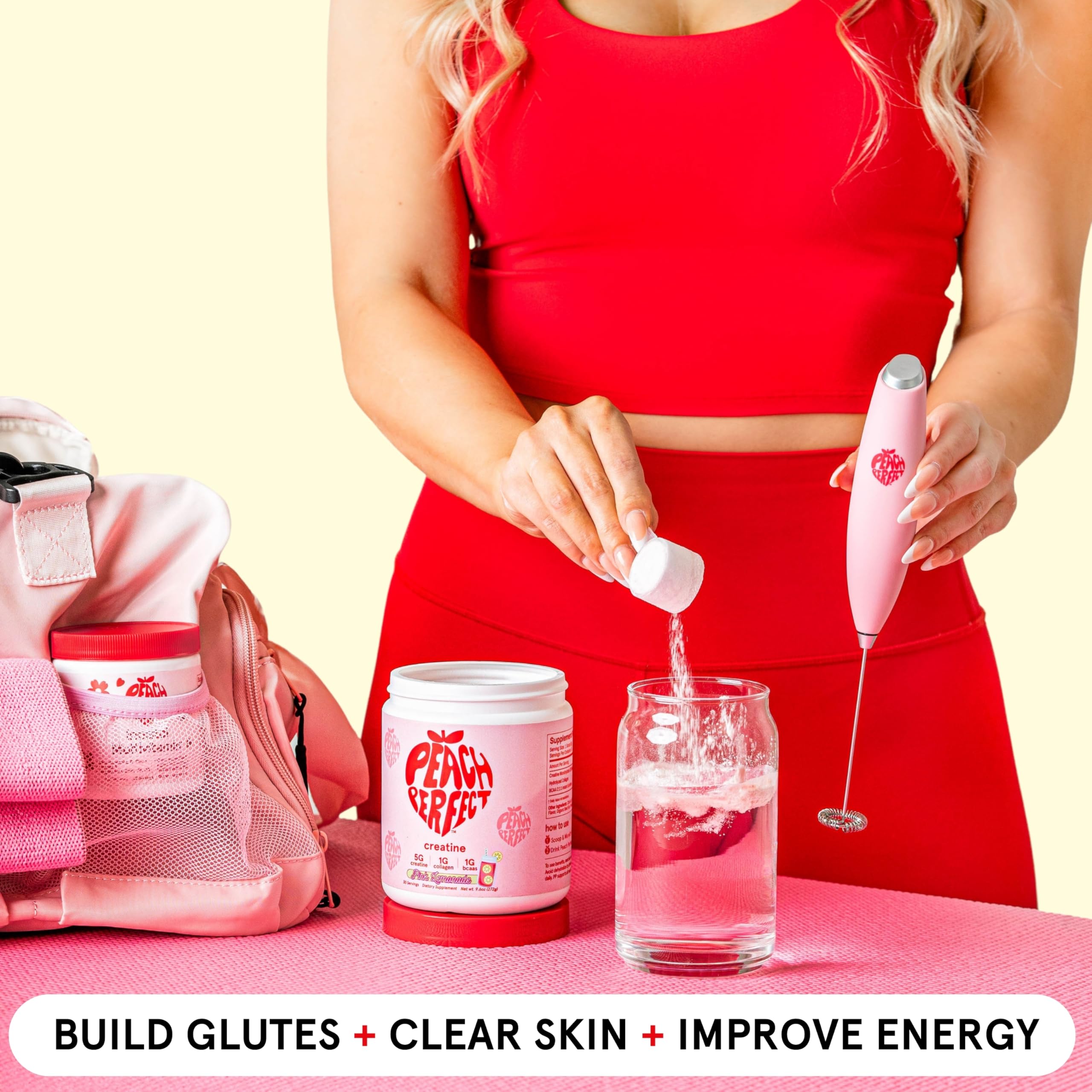 Peach Perfect Creatine packaging