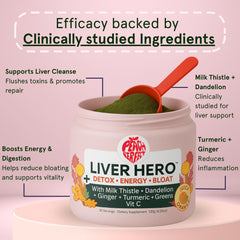 Transparent ingredient list and GMP-certified facility icon