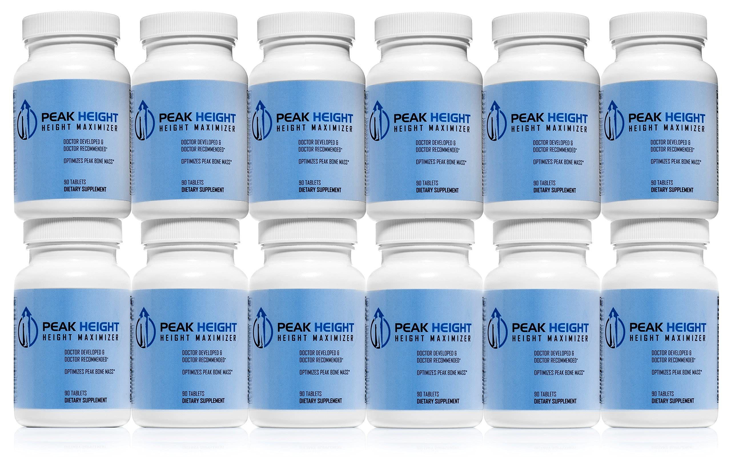 Bottle of Peak Height Growth Supplement
