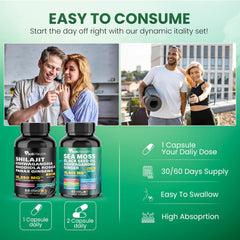 Vegan, allergen-free formula packaging for Peakhealth capsules.