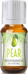 Good Essential Pear Fragrance Oil 10ml in amber glass bottle with eurodropper
