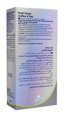 Graphic highlighting Pearl Drops 4D Whitening pearls in the toothpaste