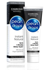 Pearl Drops Instant Natural White Activated Charcol 75ml bottle front