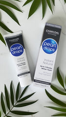 Pearl Drops Activated Charcoal toothpaste tube angled view