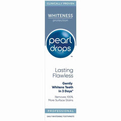 Close-up of Pearl Drops toothpaste texture