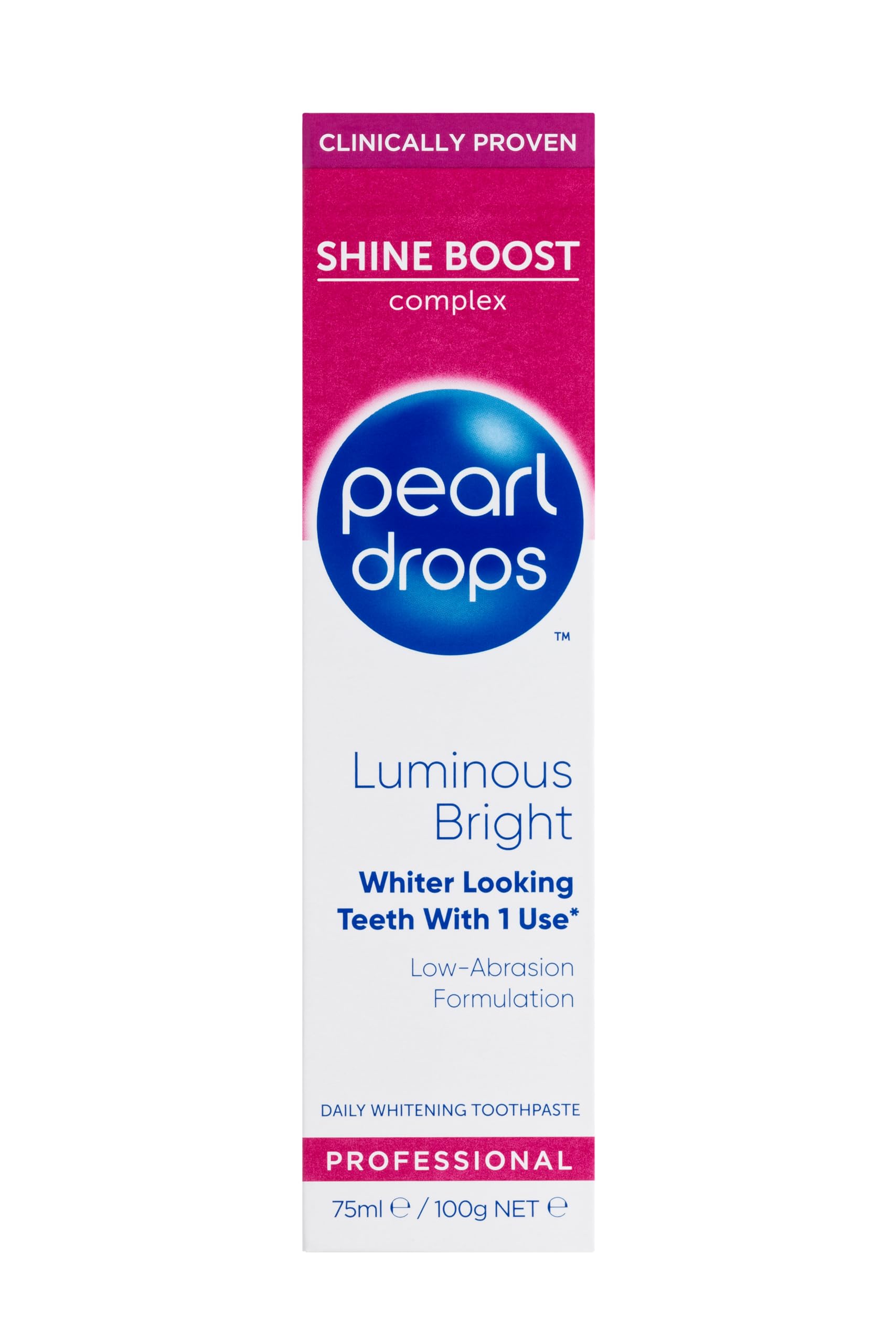 Close-up of minty pink toothpolish paste with gloss