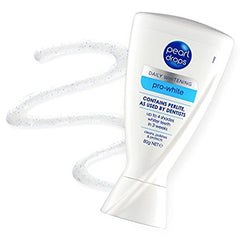 Close-up of Pearl Drops Pro-White toothpaste texture