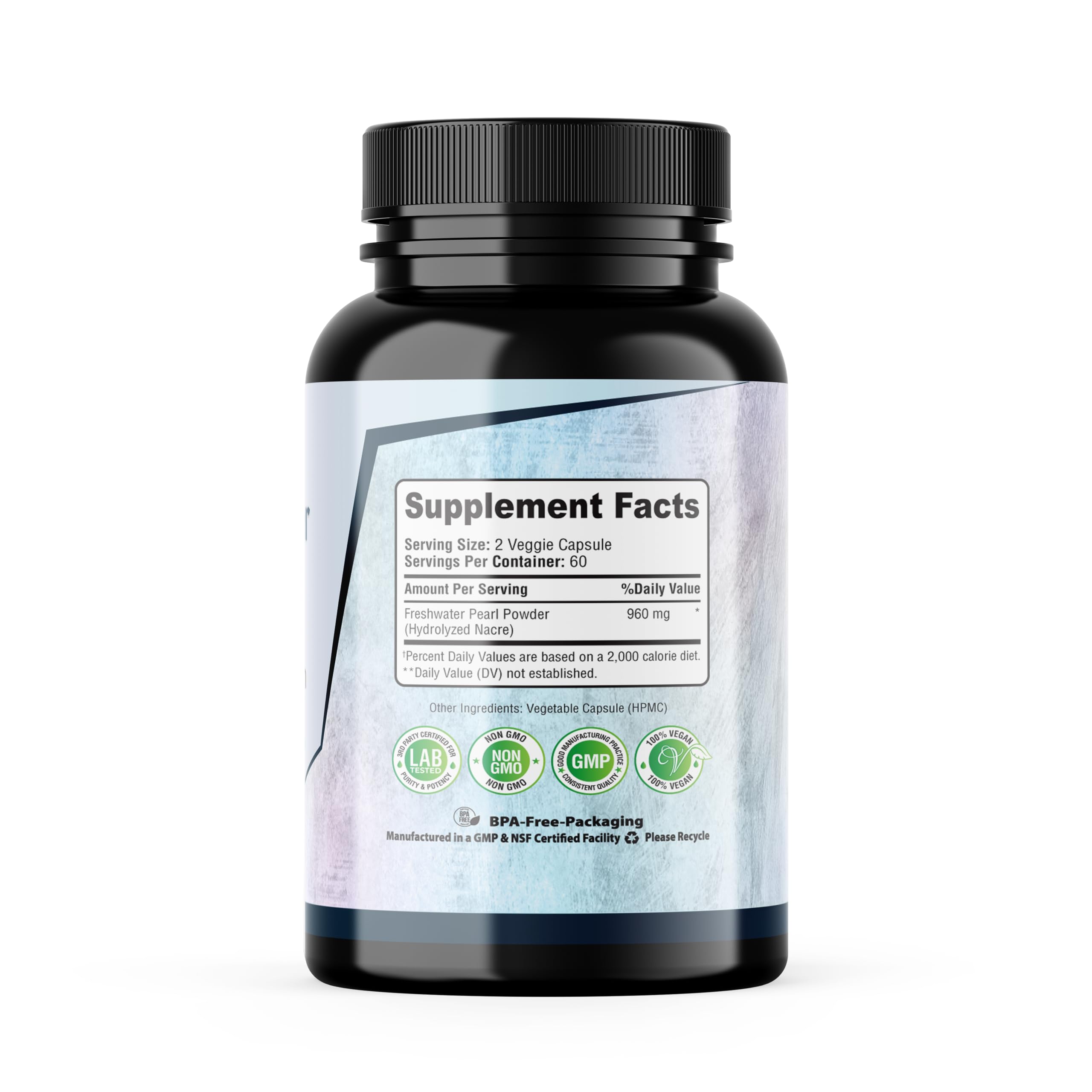 Product packaging highlighting BPA-free packaging and Made in USA