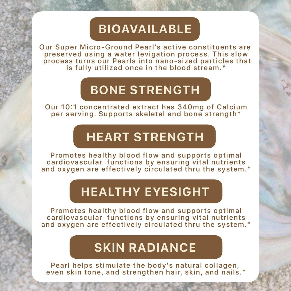 Pearl powder used in DIY skincare and face care