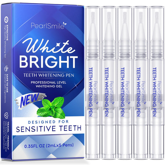 Front view of Pearl Smile 5-pack whitening pen set