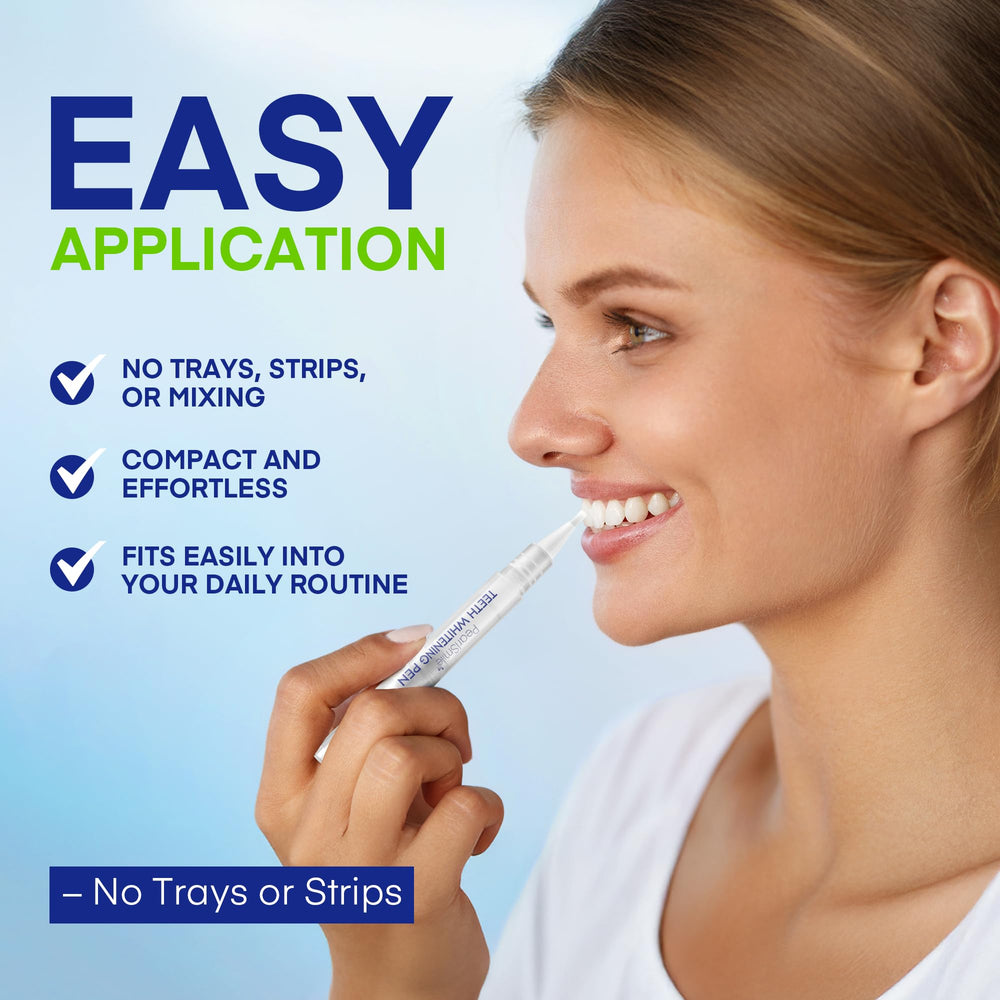 Box and pens packaging for Pearl Smile Teeth Whitening Pen