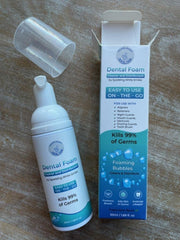 Retainers being cleaned with Pearldent Dental Foam