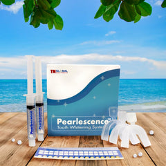 Pearlescence Teeth Whitening System 16% Carbamide Peroxide gel kit – mint flavored syringes