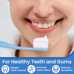 Toothpaste shows stain removal action on enamel