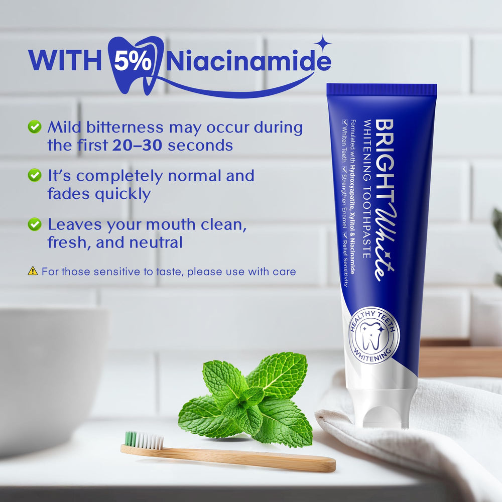 Fluoride-free PearlSmile toothpaste label