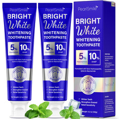 Hero PearlSmile toothpaste showing 10% nHAp and 5% niacinamide