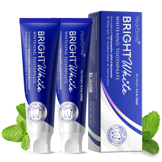 PearlSmile fluoride-free whitening toothpaste, pack of 2, 4.2 oz each
