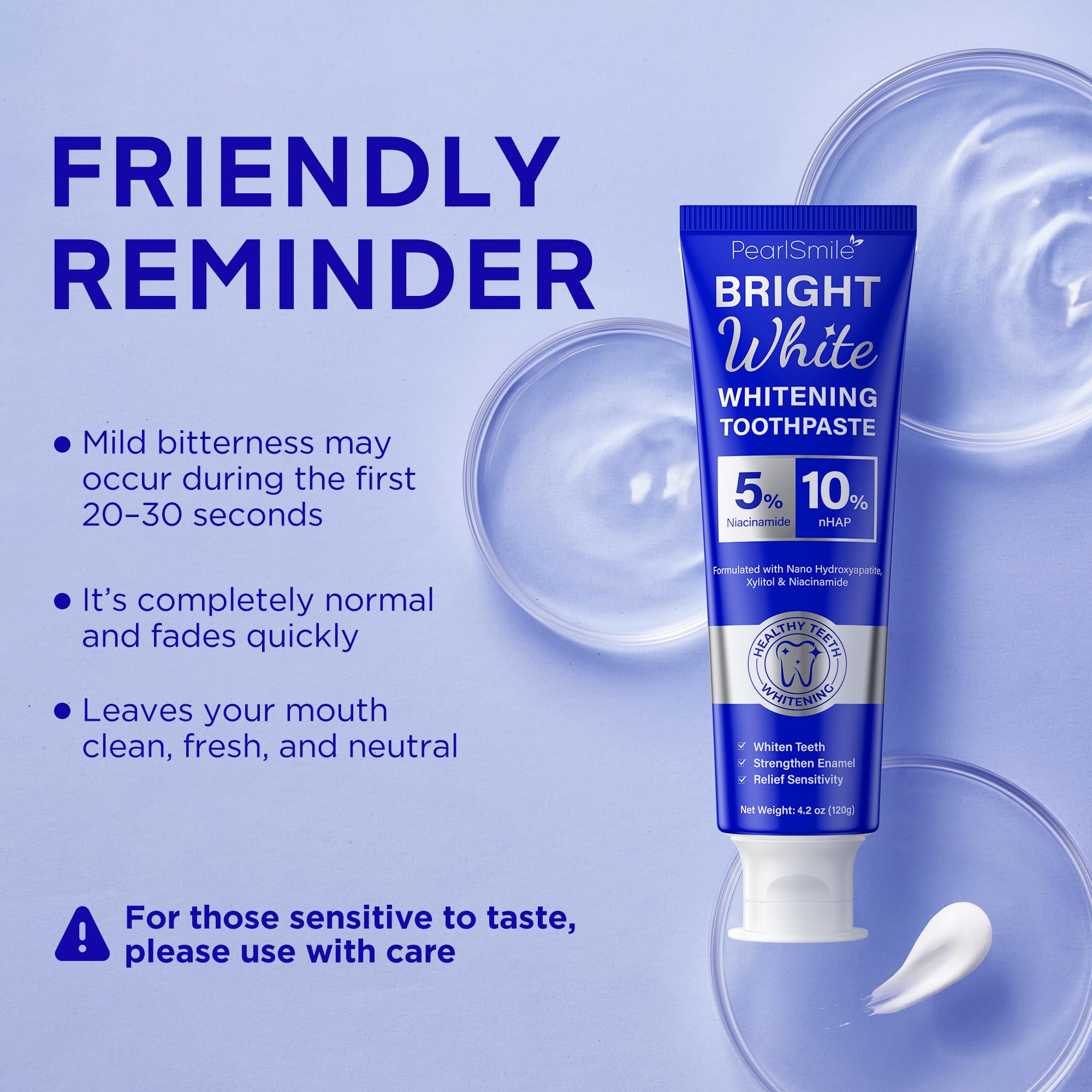 Toothpaste suitable for sensitive teeth