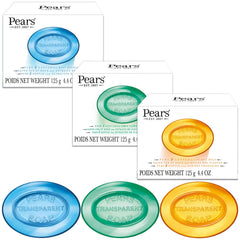 Pears Soap blue mint bar showing refreshing clean for daily use