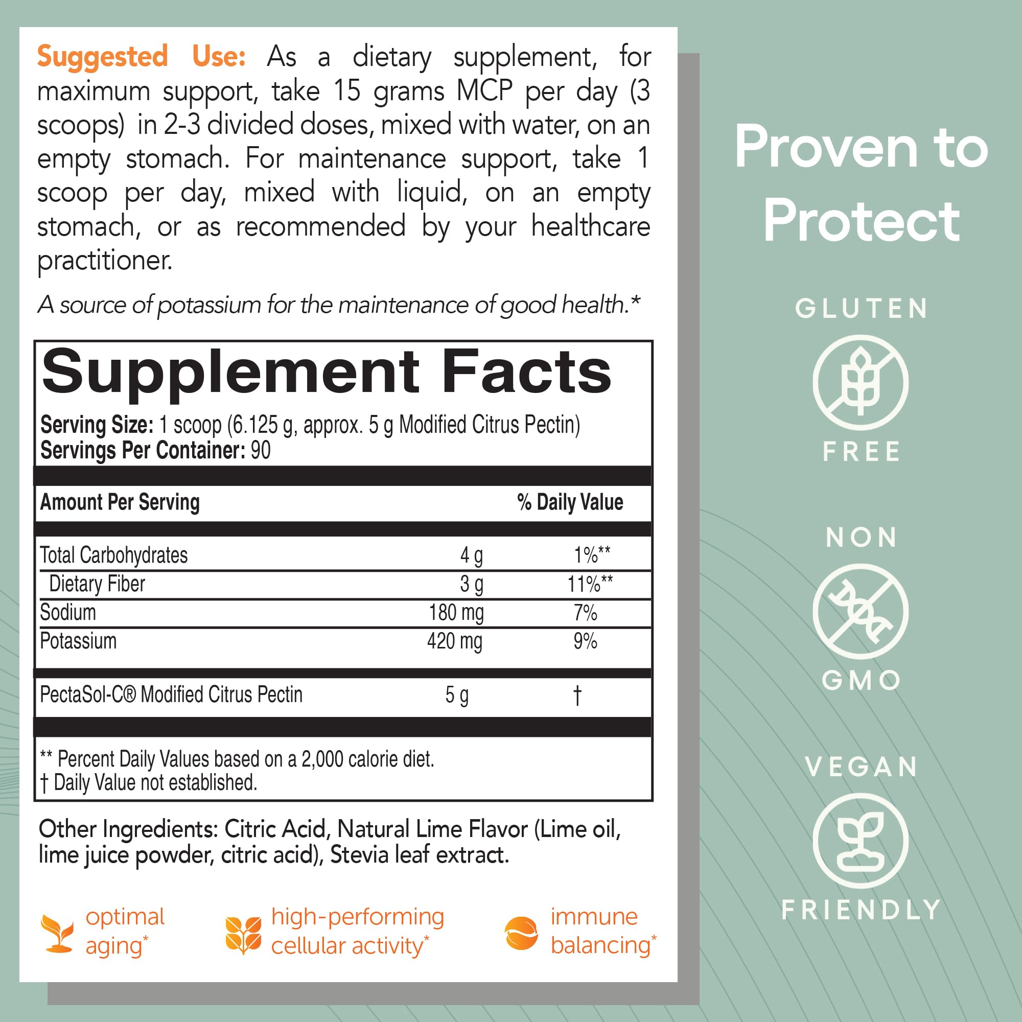 PectaSol formats: capsules, powders, chewables, lime-stick packs