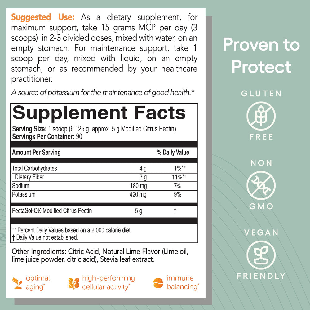 PectaSol formats: capsules, powders, chewables, lime-stick packs
