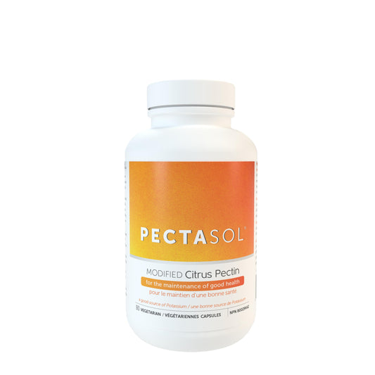 Hero image showing PectaSol Modified Citrus Pectin 90 capsules