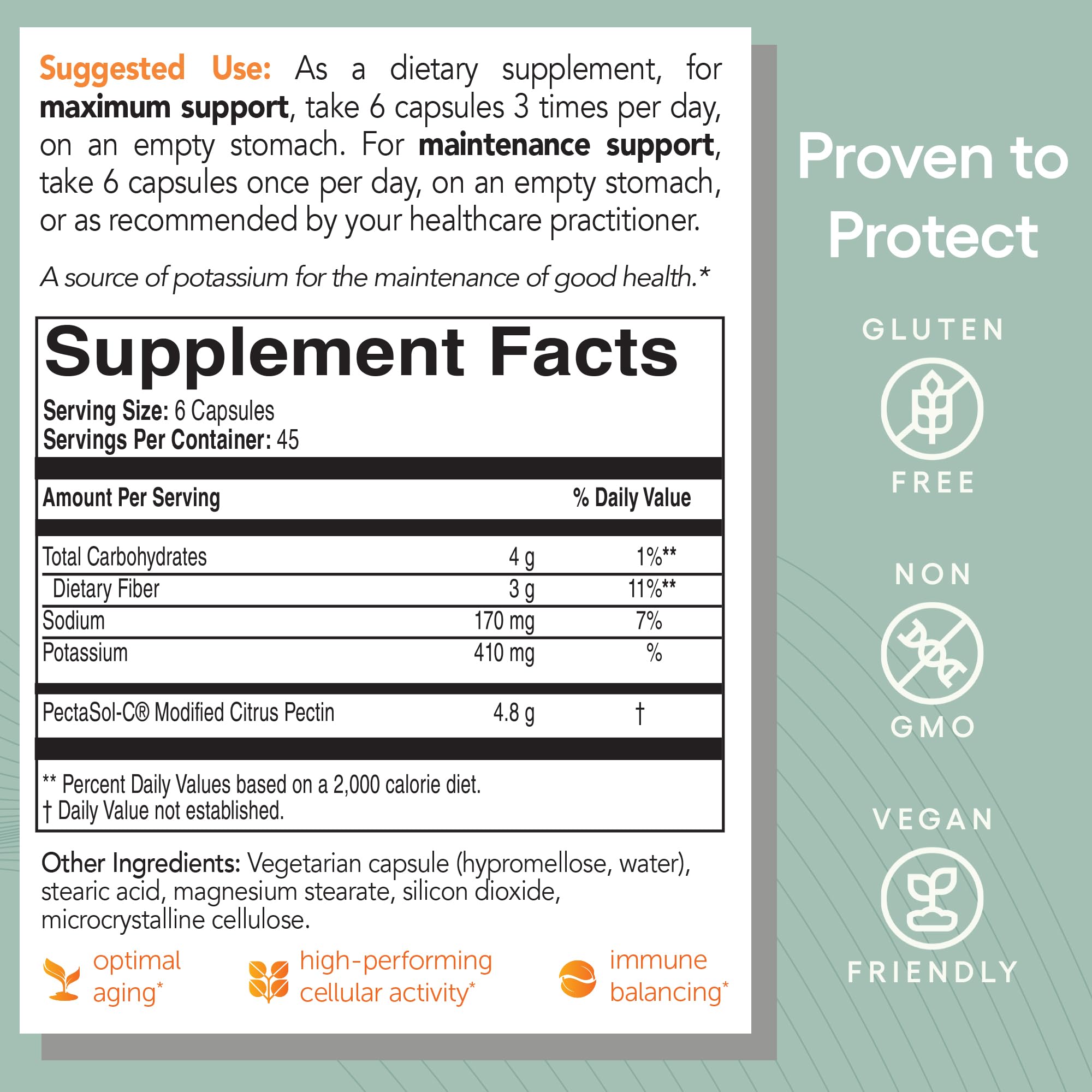 PectaSol detoxifying toxins from the body