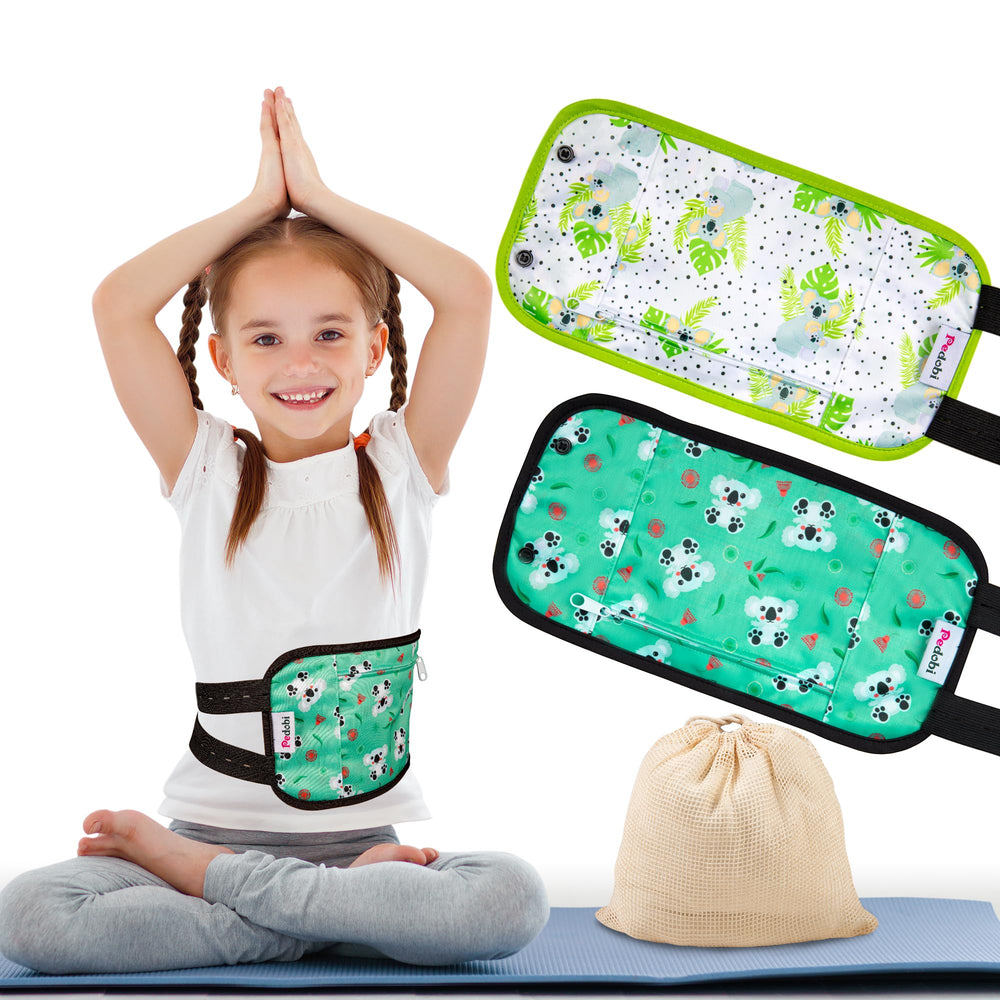 Pedobi Castor Oil Pack Wrap for Kids – front view