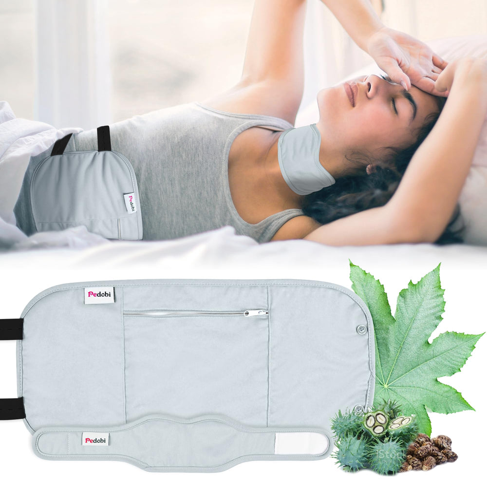 Pedobi castor oil pack wrap mess-free design helps keep stains away.