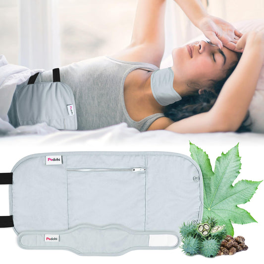 Pedobi castor oil pack wrap mess-free design helps keep stains away.