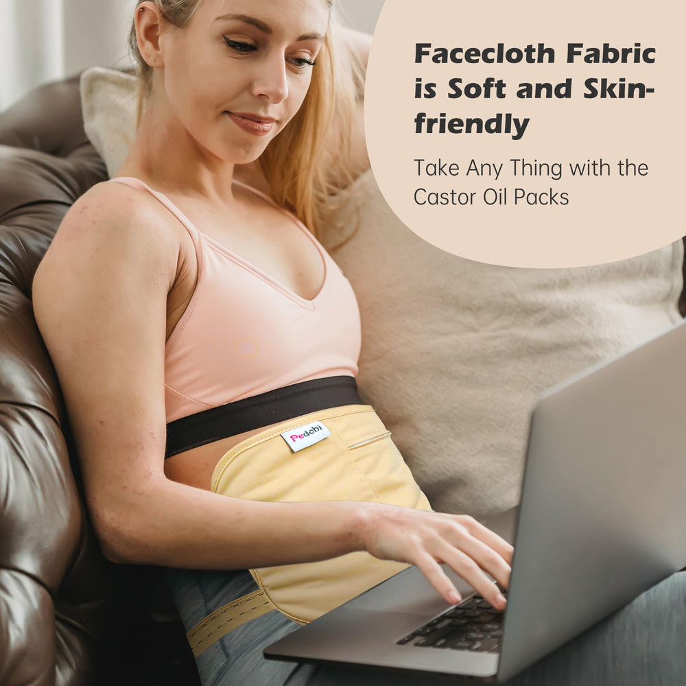 Pedobi soft storage pouch indicates versatility with heat or cold packs.