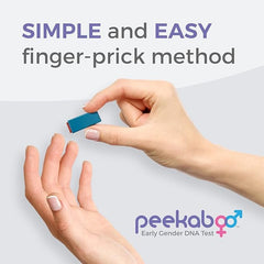 DNA testing process for the Peekaboo at-home kit