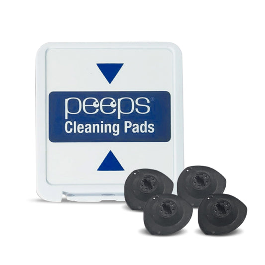 Packaging for Peeps CarbonKlean Eyeglass Cleaner Replacement Pads
