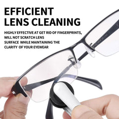 Close-up of Peeps replacement pads for eyeglass cleaner