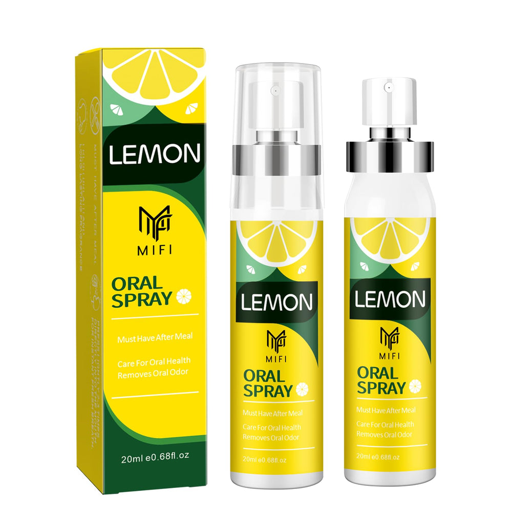 PEGO Lemon 2-Pack breath spray front view
