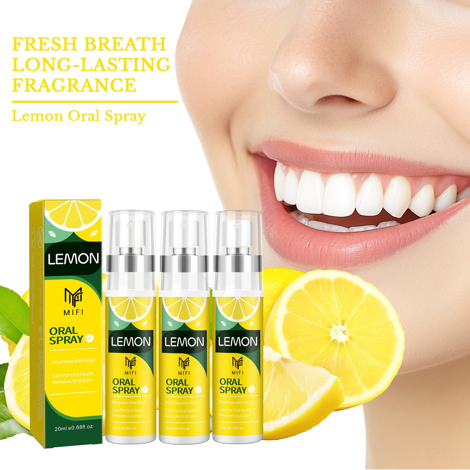 PEGO Lemon 2-Pack breath spray side view